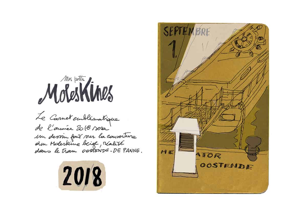 Mes petits Moleskines – carnet 2018 – Jean-Claire Lacroix