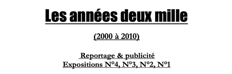 Jean-Claire Lacroix :: Biographie 2000-2010